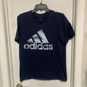 Adidas womens Dark Blue Graphic Tee